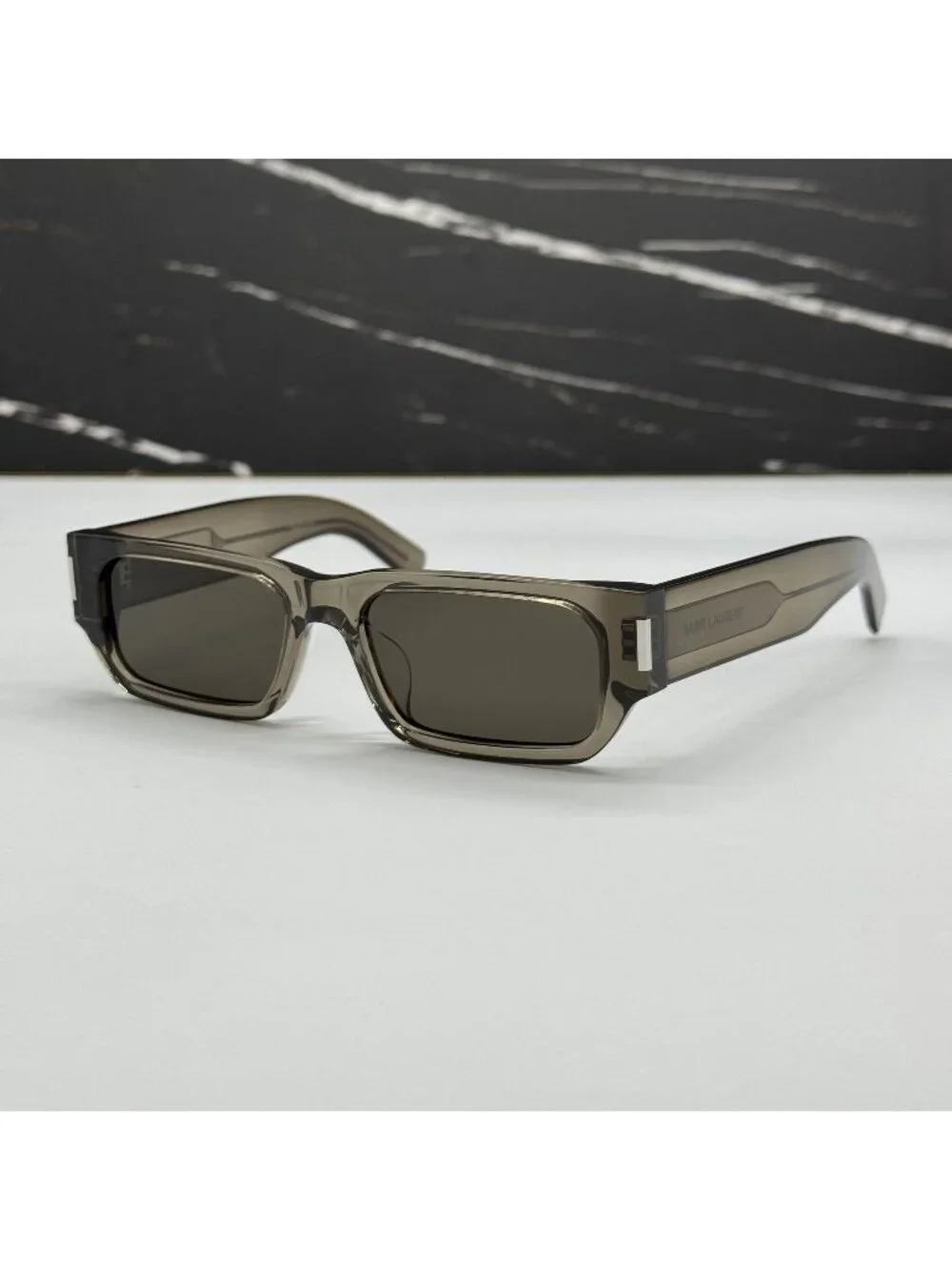 NWT Saint Laurent  SL660F 003 Unisex Square Sunglasses
